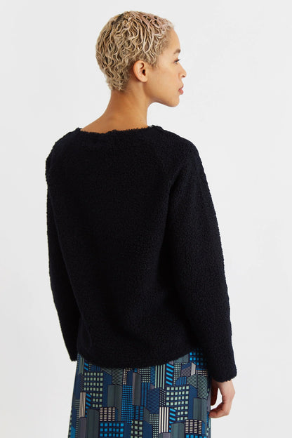 Blanka Borg Sweatshirt – Navy - Bascora