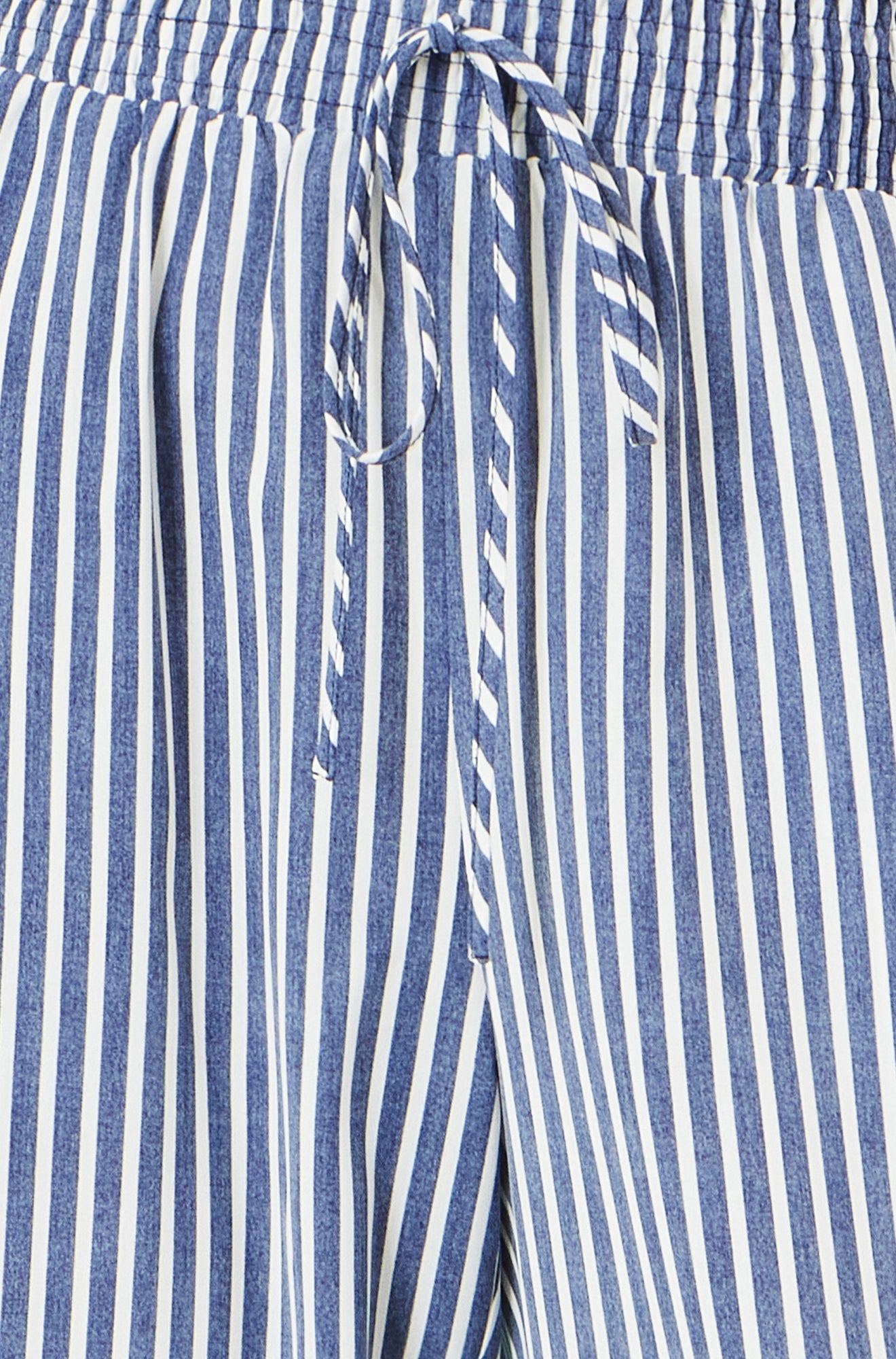 Blue Stripe Relaxed Trousers - Bascora