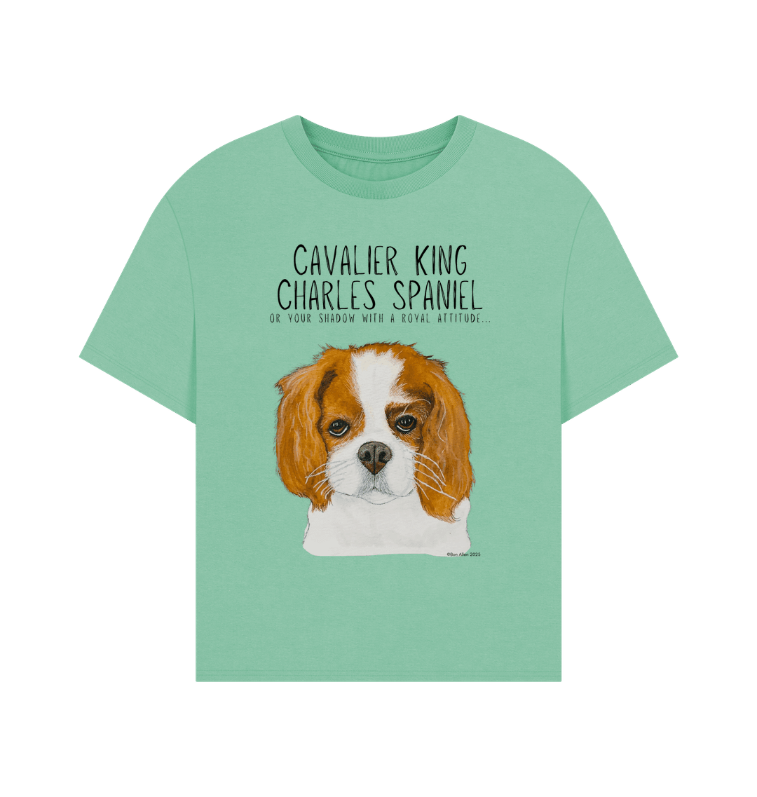 Bon Dog Bow Down Darling Sustainable Women's Tee - Bascora