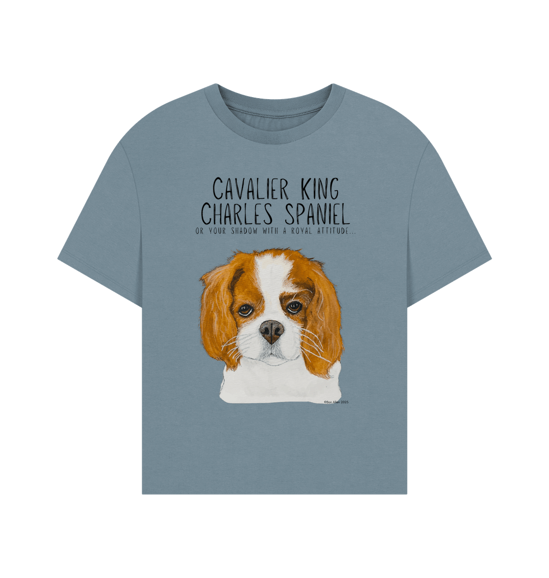 Bon Dog Bow Down Darling Sustainable Women's Tee - Bascora