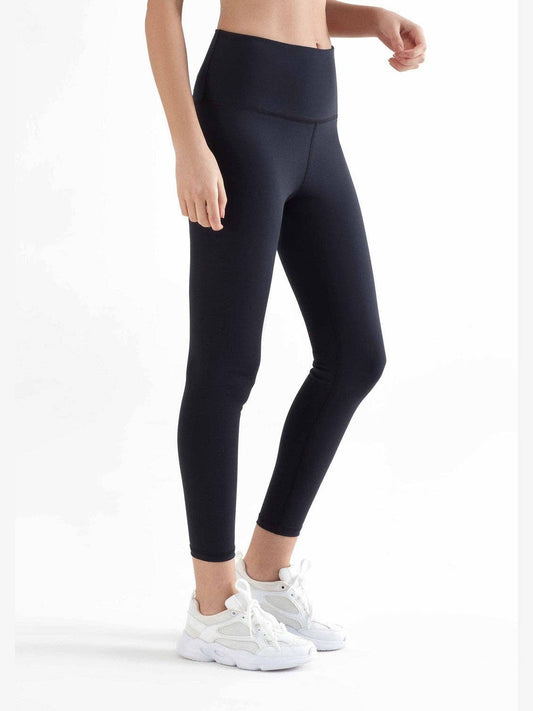 Earth Wardrobe Organic Cotton High-Rise 7/8 Stretch Leggings: Womens