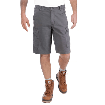 Carhartt 103542 Rugged Flex Canvas Cargo Work Short grey