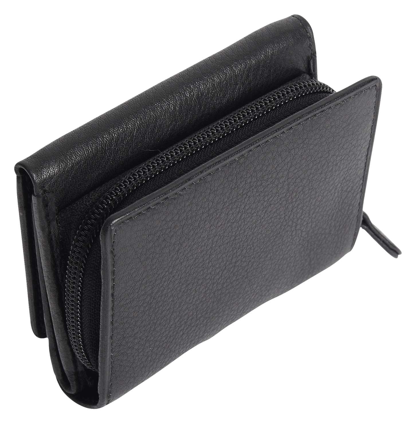 Carla RFID Leather Trifold Purse - Bascora
