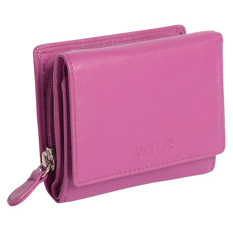 Carla RFID Leather Trifold Purse - Bascora