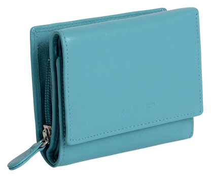 Carla RFID Leather Trifold Purse - Bascora