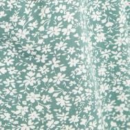 Cathleen Micro Blossom Print Mini Tea Dress Green