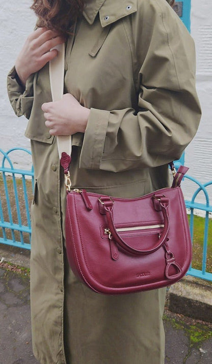 Chloe Leather Twin-Handle Handbag – Saddler - Bascora