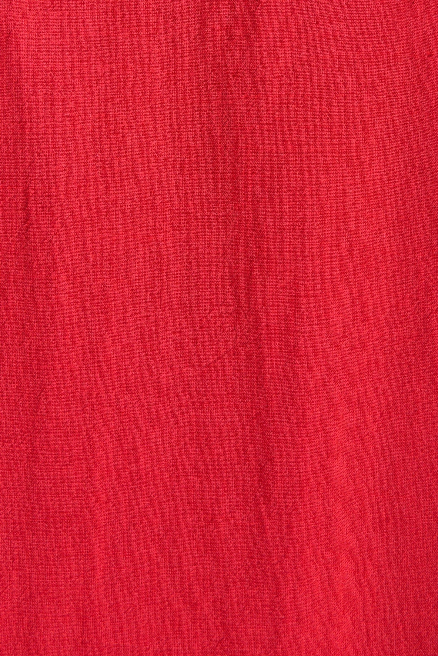 Clover Linen Mix Midi Sundress - Red - Bascora