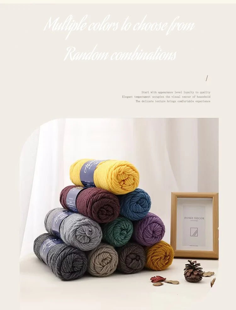 Coarse Alpaca Wool Yarn – 5 x 100g Skeins (500g) - Bascora