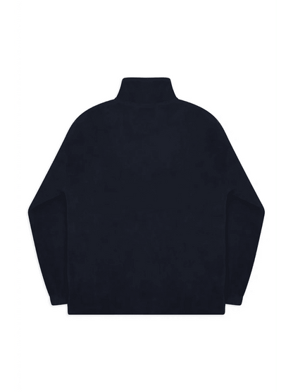 Courchevel Ski Club Fleece – Quarter Zip Navy - Bascora