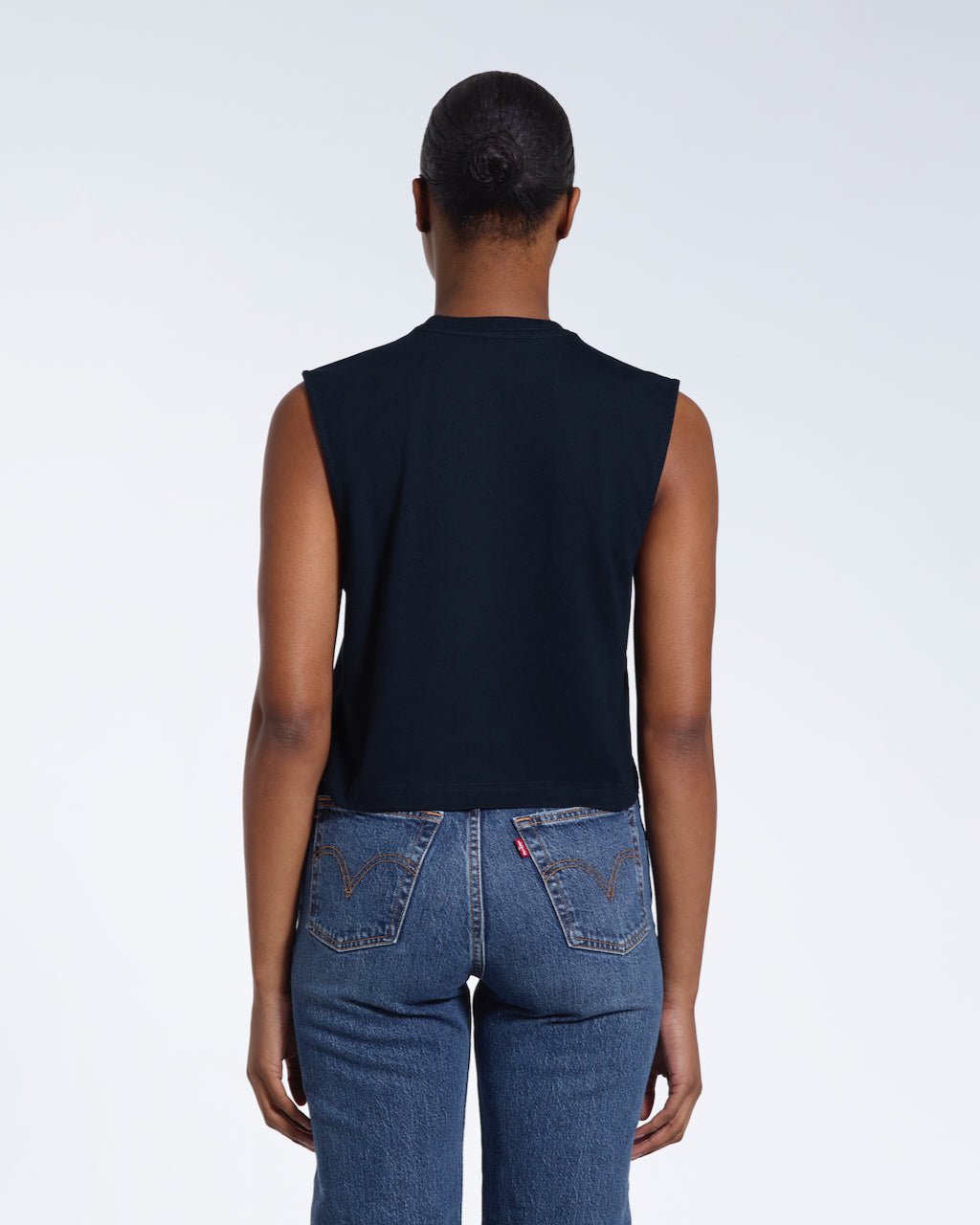 Crew Neck Organic Tank Top - Bascora