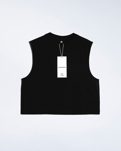 Crew Neck Organic Tank Top - Bascora