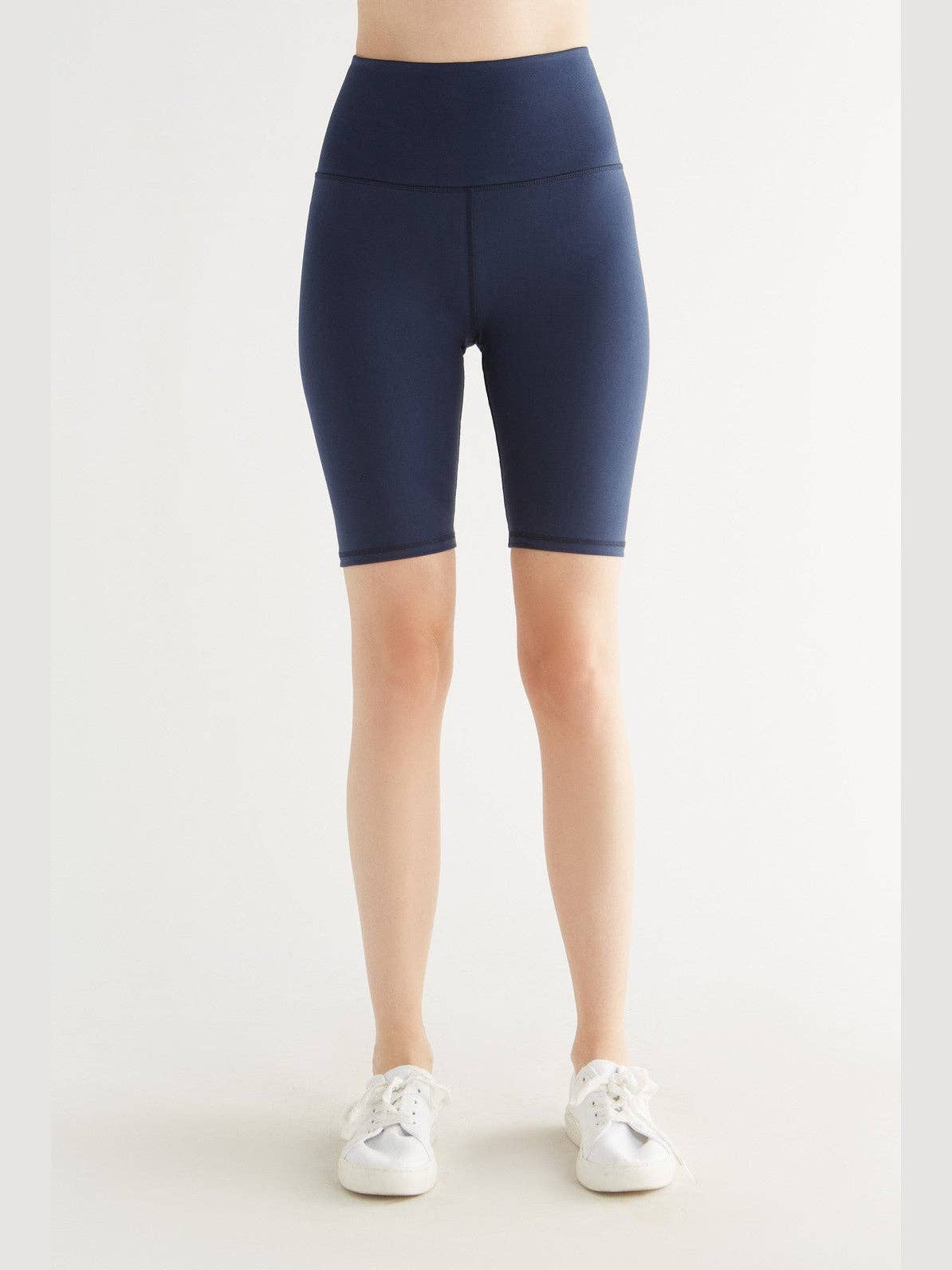 Earth Wardrobe Organic Cotton High-Waisted Stretch Shorts: Womens