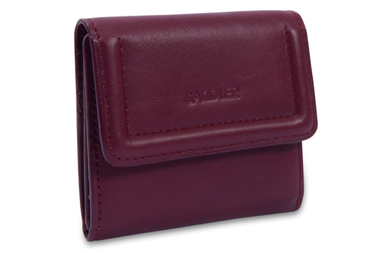 Edith RFID Leather Card Case - Bascora