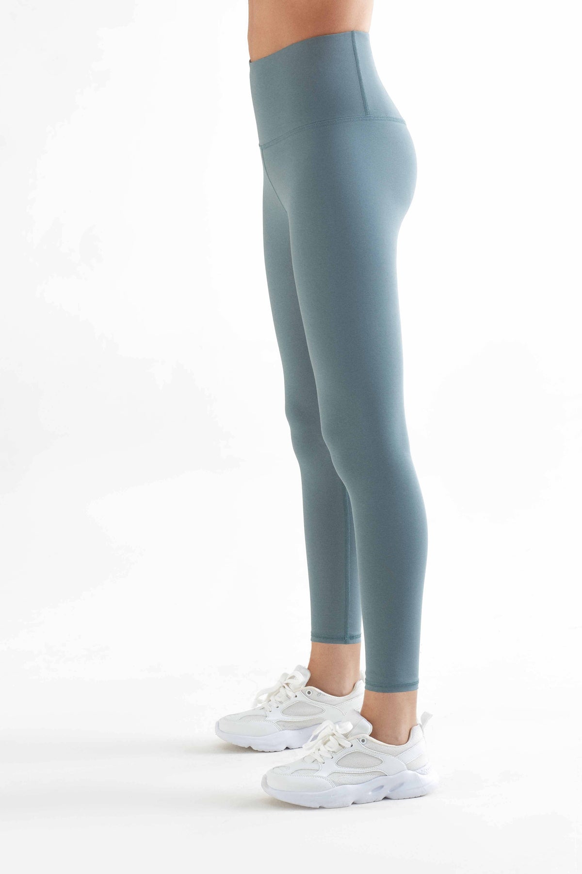 Earth Wardrobe Organic Cotton High-Rise 7/8 Stretch Leggings: Womens