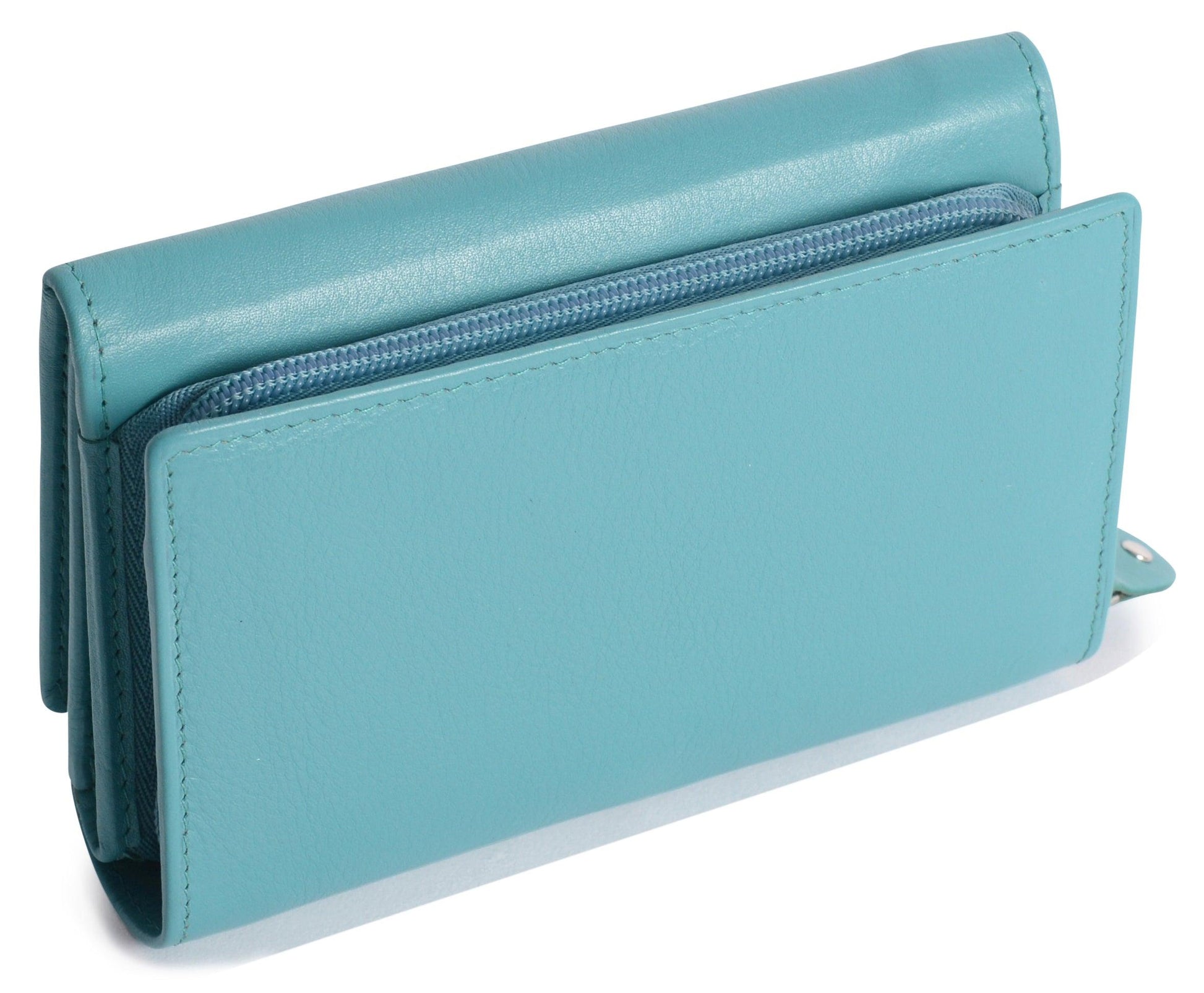 Eleanor Trifold Leather Purse - Bascora