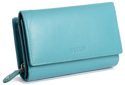 Eleanor Trifold Leather Purse - Bascora