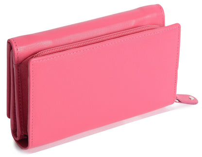 Eleanor Trifold Leather Purse - Bascora