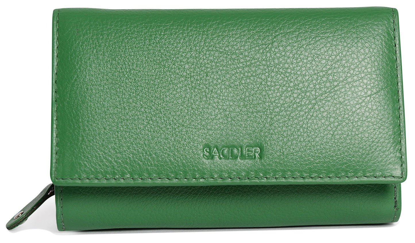 Eleanor Trifold Leather Purse - Bascora