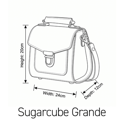 Executive Handmade Leather Sugarcube Grande - British Racing Green - Bascora