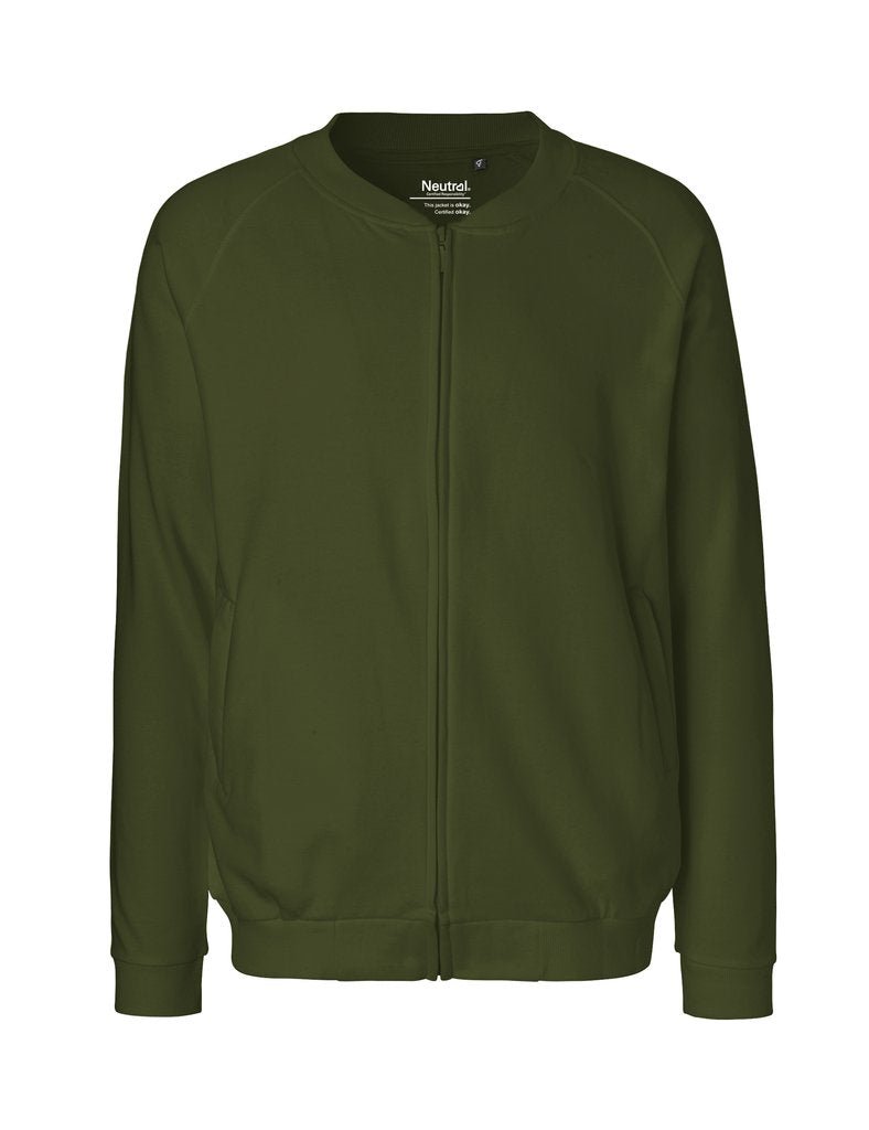 Fairtrade Organic Bomber Jacket – Unisex Sustainable Jacket