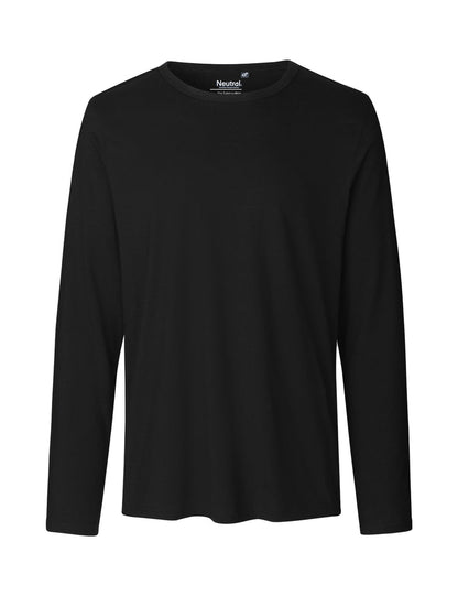 black Fairtrade Organic Long Sleeve T-shirt | Bascora