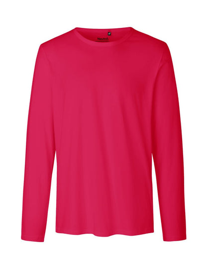 pink Fairtrade Organic Long Sleeve T-shirt | Bascora