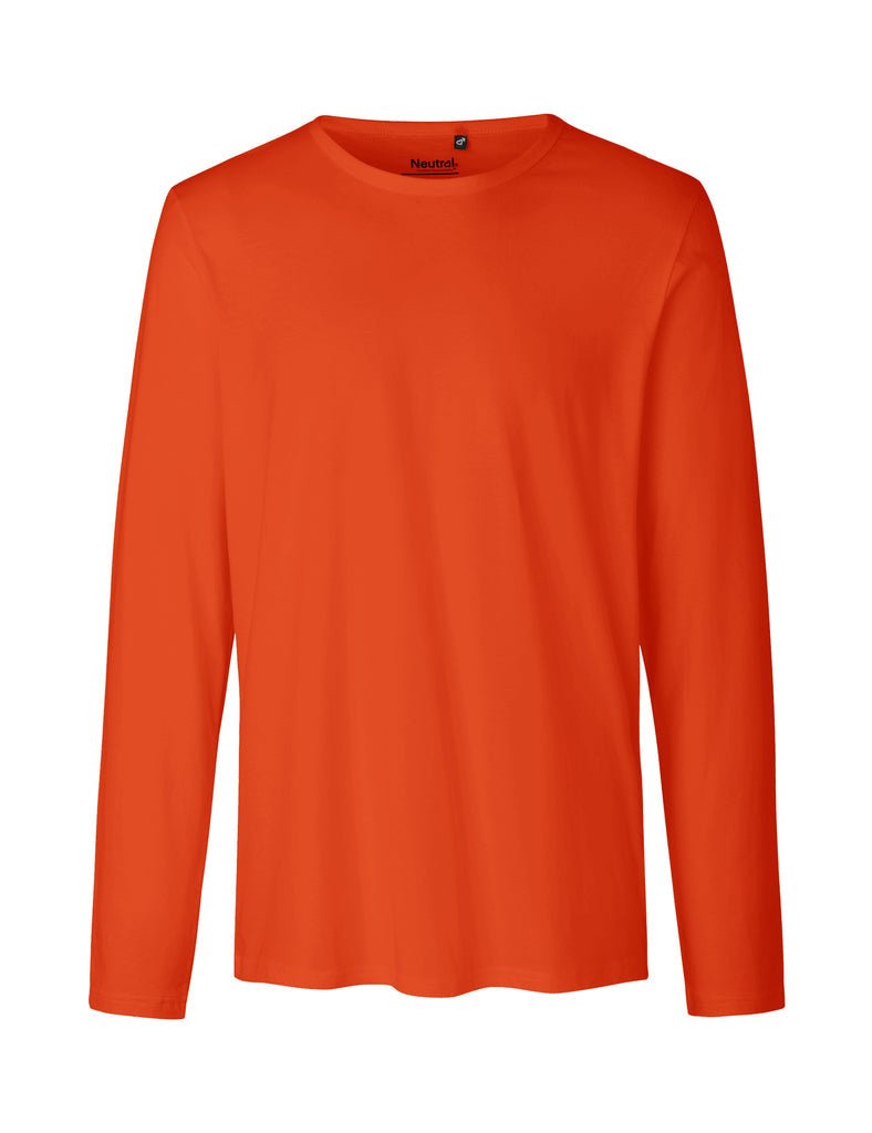 orange Fairtrade Organic Long Sleeve T-shirt | Bascora