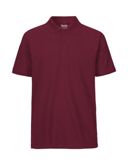 maroon Fairtrade Organic Polo Shirt – Men's - Bascora