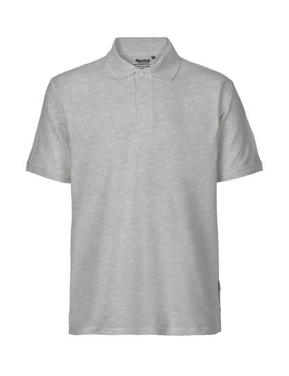 grey Fairtrade Organic Polo Shirt – Men's - Bascora