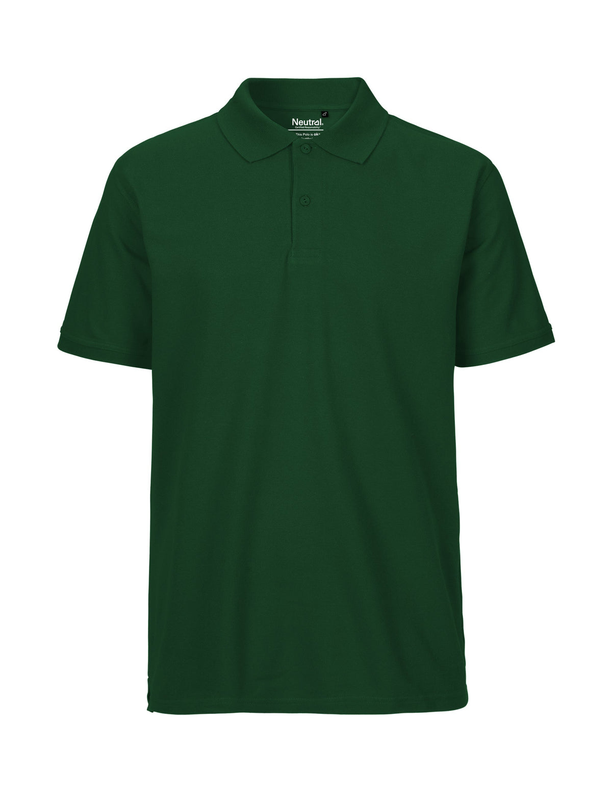 dark green Fairtrade Organic Polo Shirt – Men's - Bascora