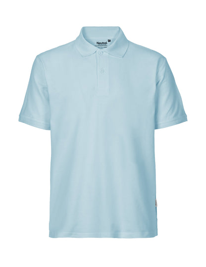 blue Fairtrade Organic Polo Shirt – Men's - Bascora