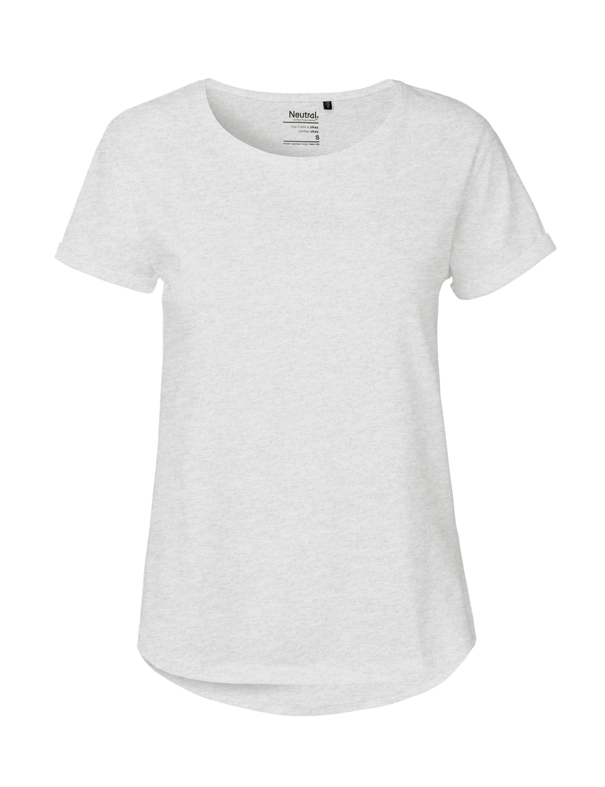 Fairtrade Organic Roll Up Sleeve T-shirt – Women's - Bascora