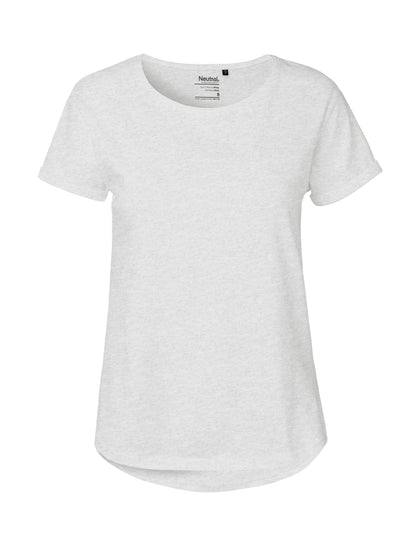 Fairtrade Organic Roll Up Sleeve T-shirt – Women's - Bascora