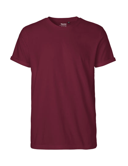 Fairtrade Organic Rolled Sleeve T-shirt – Men's - Bascora