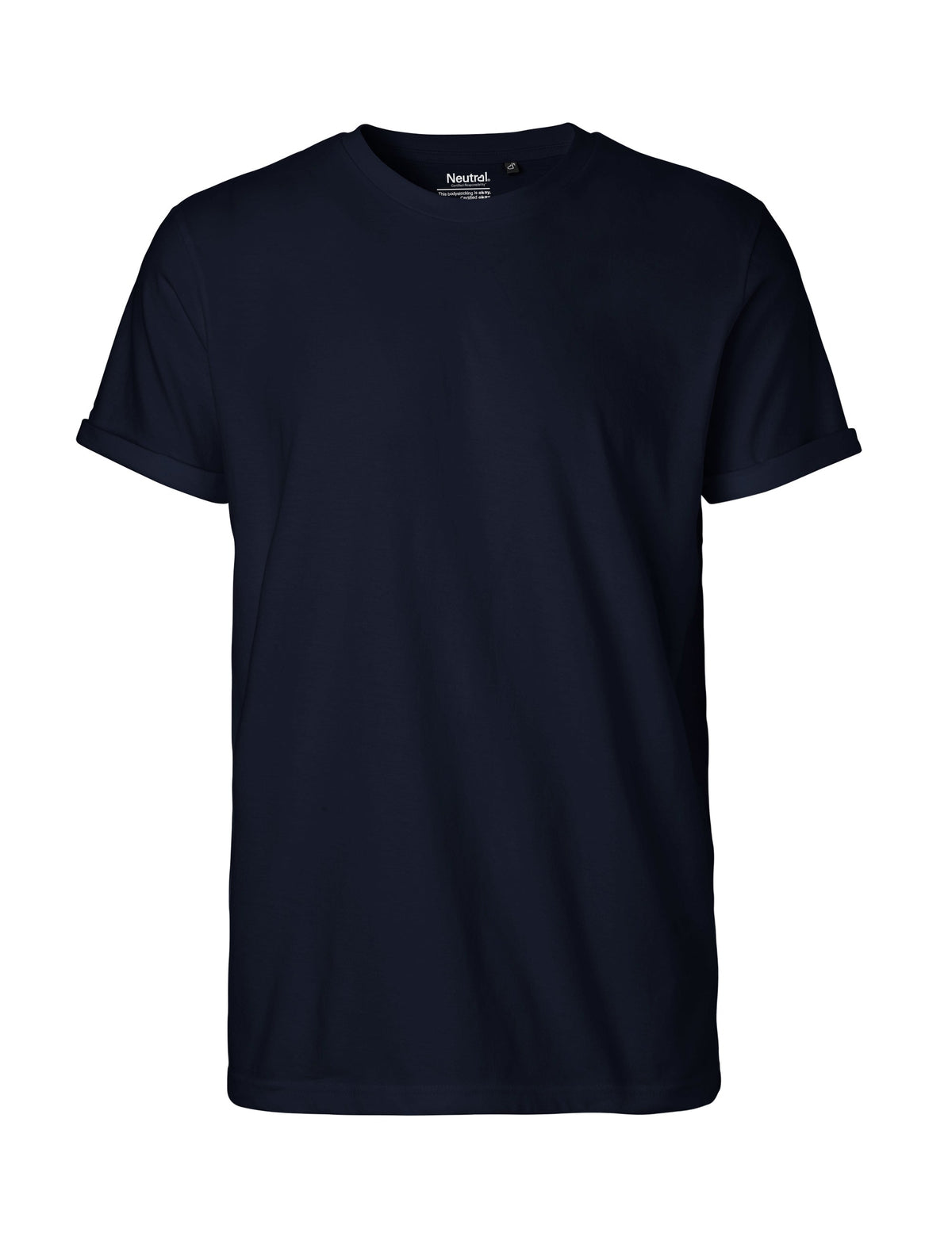 Fairtrade Organic Rolled Sleeve T-shirt | Bascora
