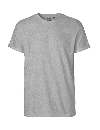 Fairtrade Organic Rolled Sleeve T-shirt | Bascora