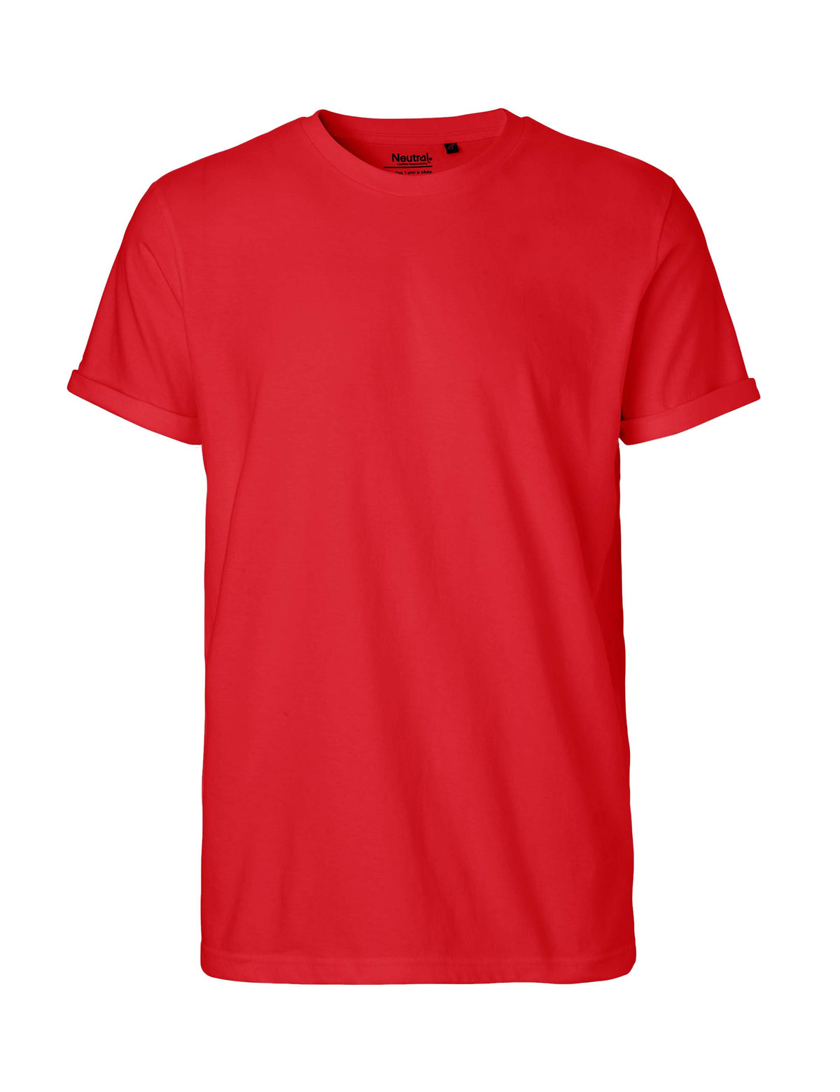 Fairtrade Organic Rolled Sleeve T-shirt – Men's - Bascora