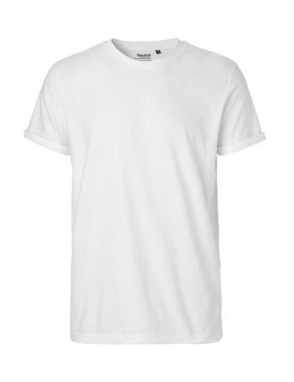 Fairtrade Organic Rolled Sleeve T-shirt – Men's - Bascora