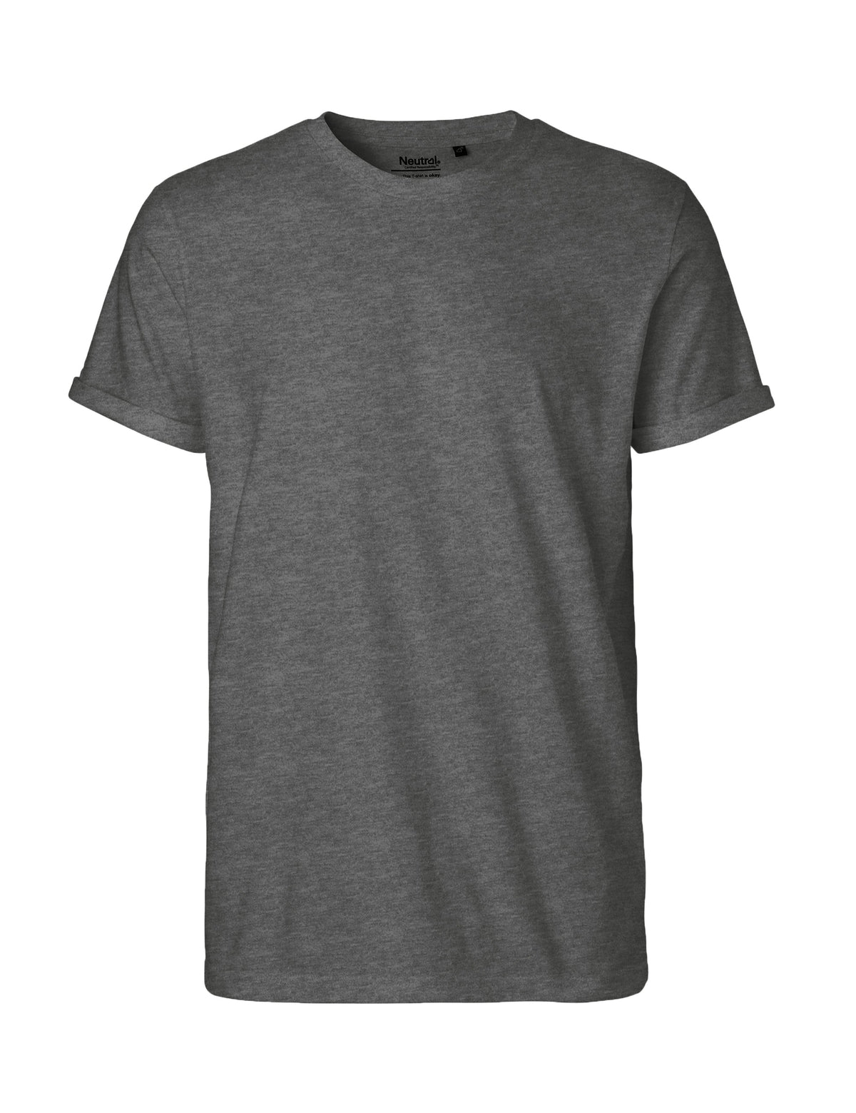 Fairtrade Organic Rolled Sleeve T-shirt – Men's - Bascora