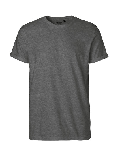Fairtrade Organic Rolled Sleeve T-shirt – Men's - Bascora