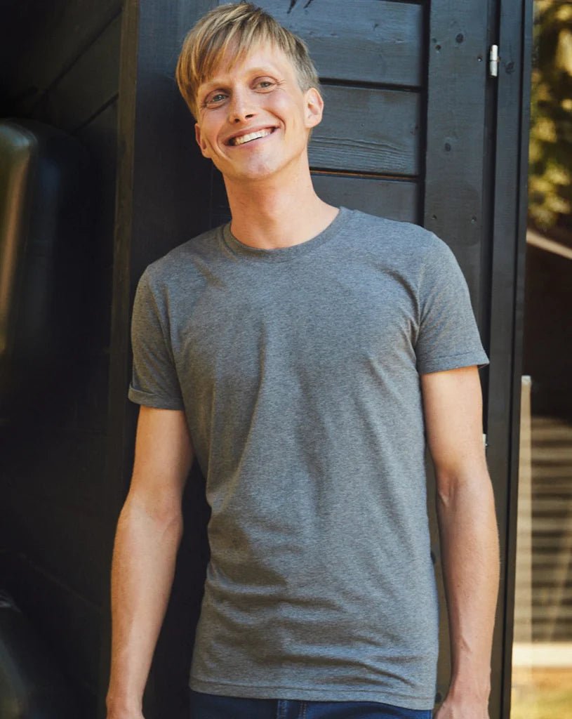 Fairtrade Organic Rolled Sleeve T-shirt – Men's - Bascora