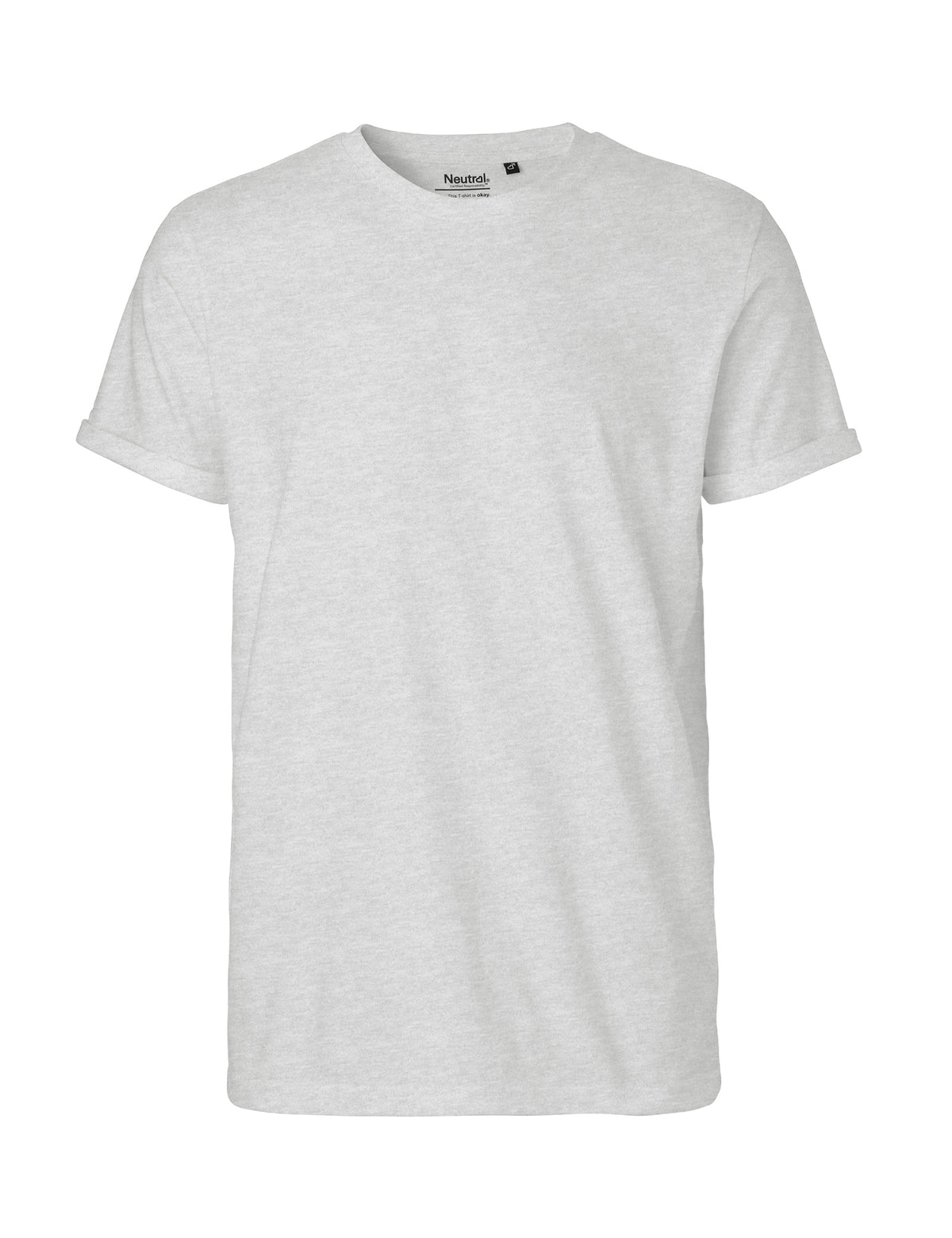 Fairtrade Organic Rolled Sleeve T-shirt | Bascora