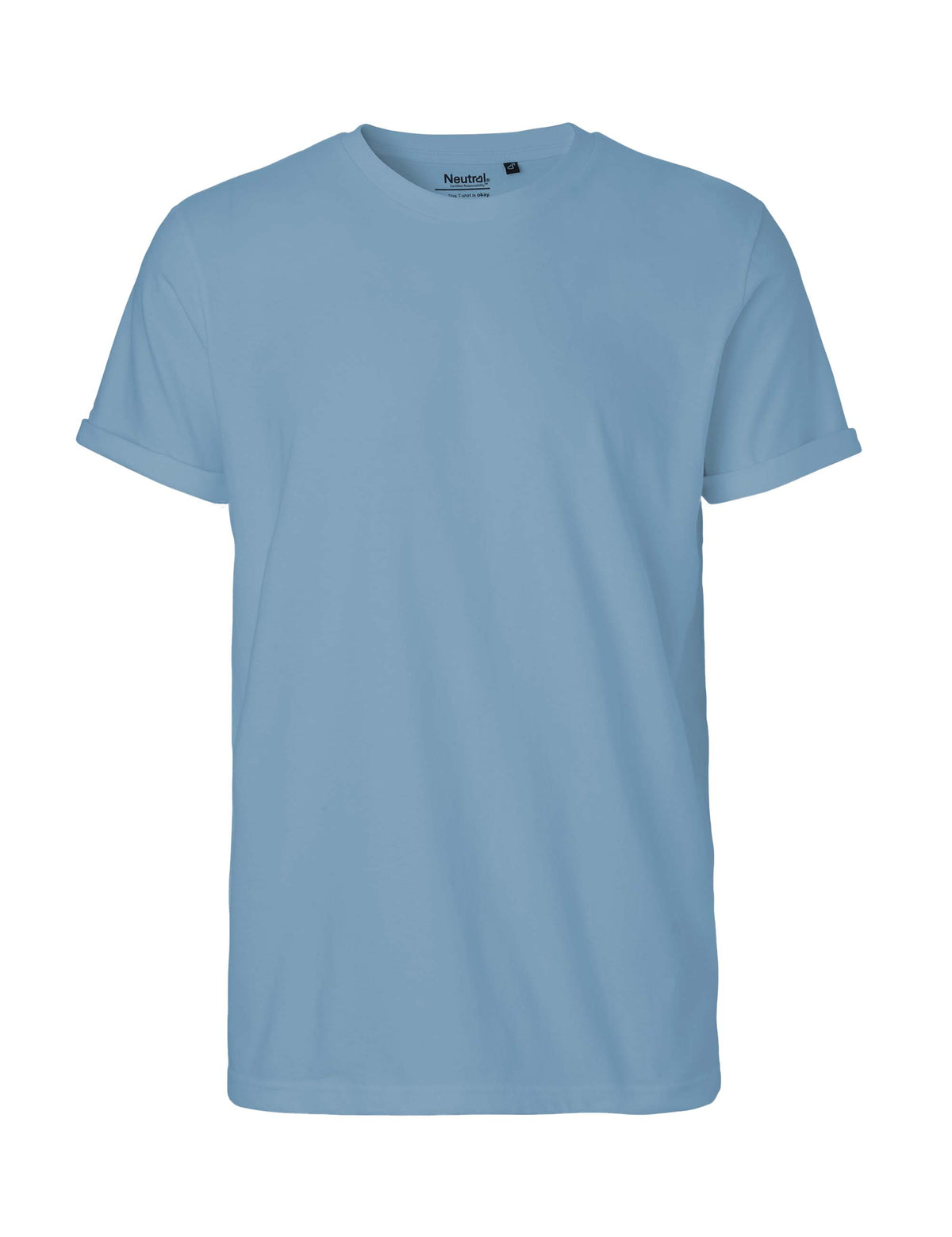 Fairtrade Organic Rolled Sleeve T-shirt – Men's - Bascora