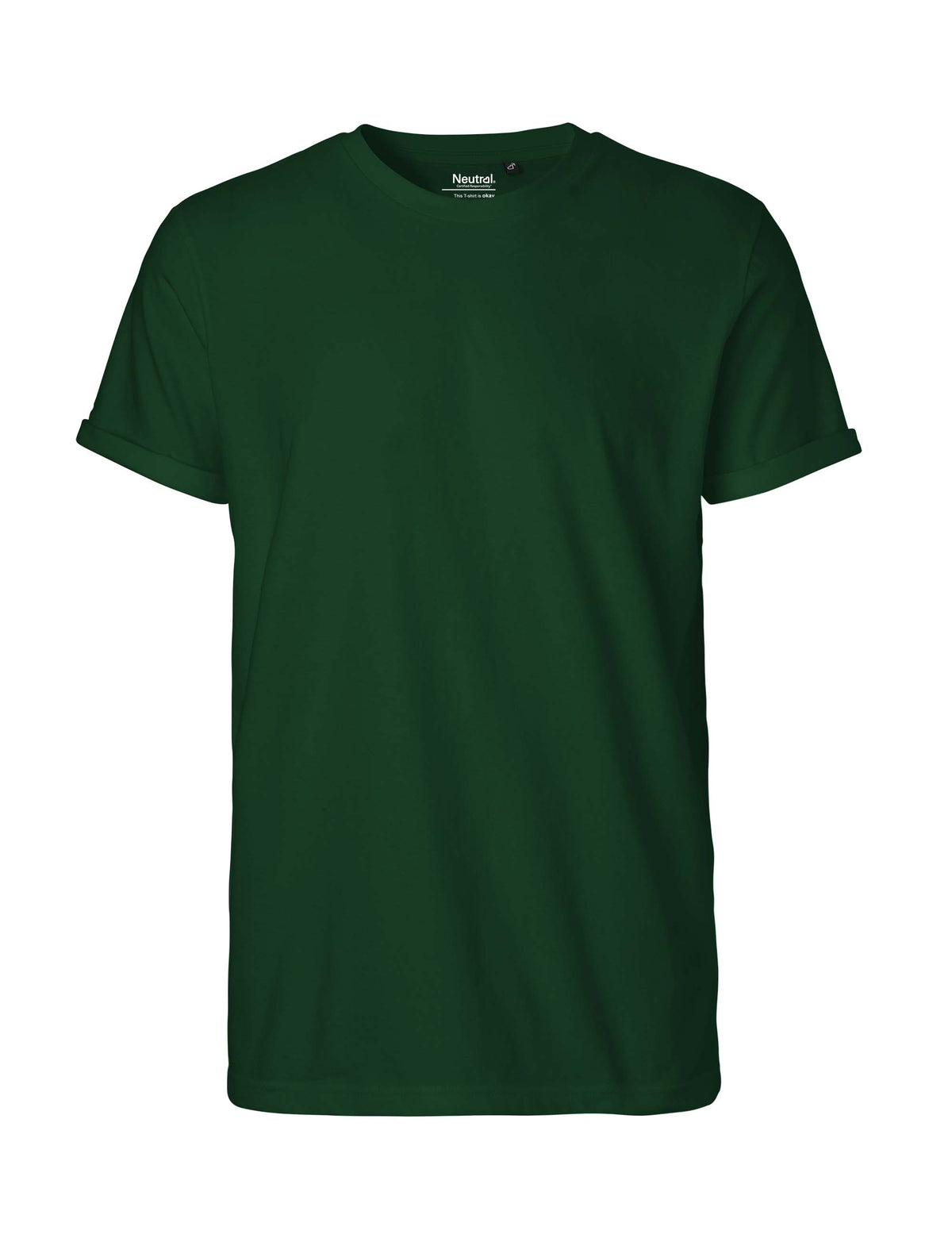 Fairtrade Organic Rolled Sleeve T-shirt – Men's - Bascora