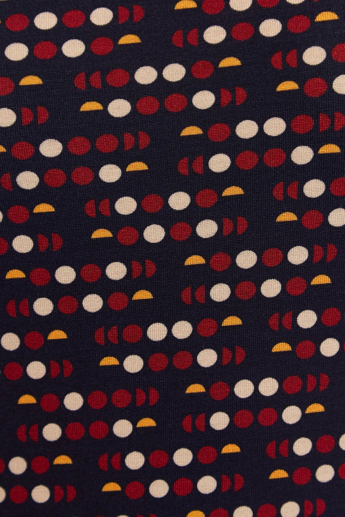 Foster Retro Dots Print Jersey Trouser - Bascora