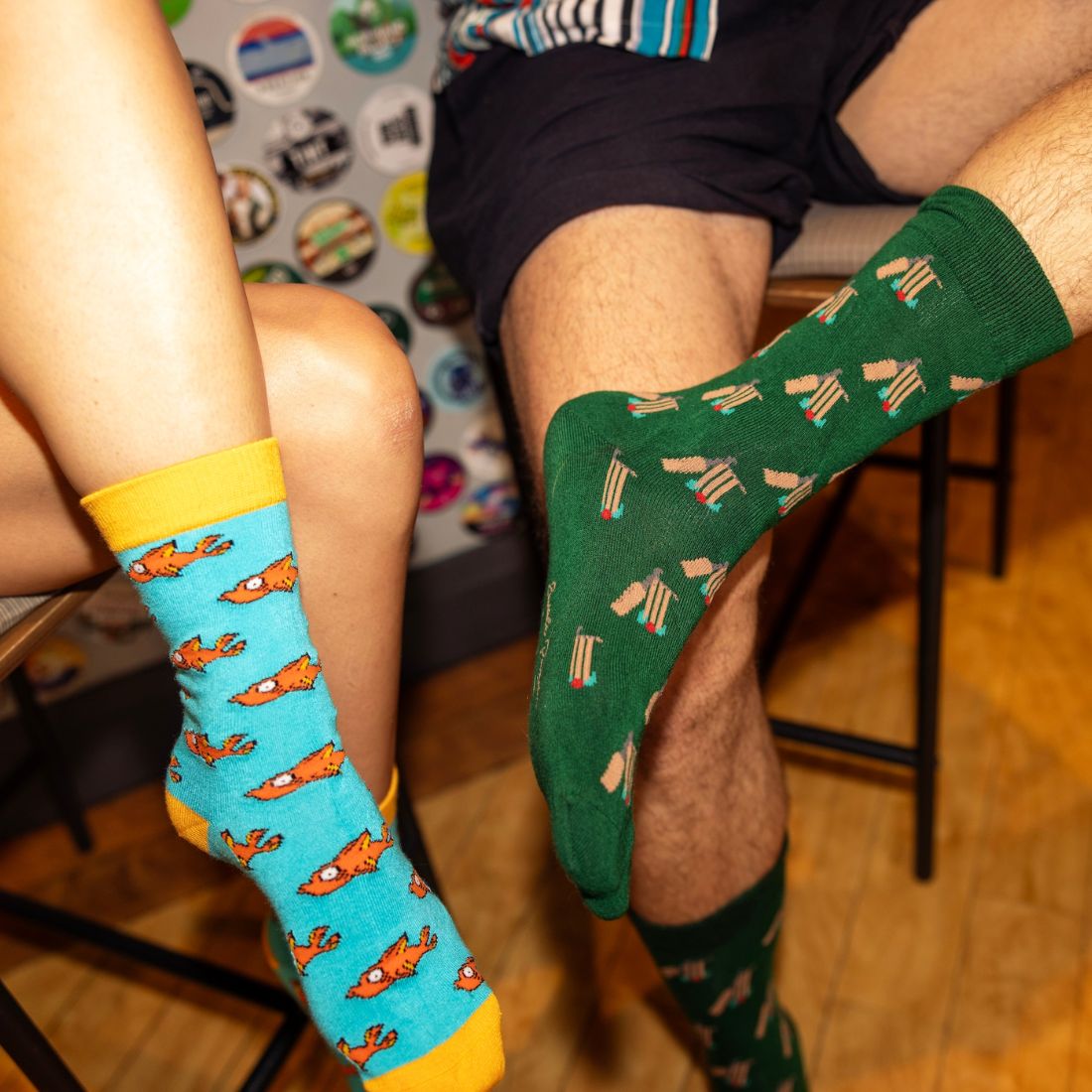 Guppy Fish Bamboo Socks – Swole Panda - Bascora