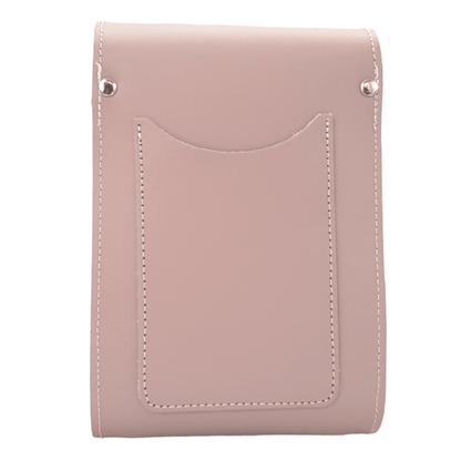 Handmade Leather Festival Phone Bag - Rose Quartz - Bascora