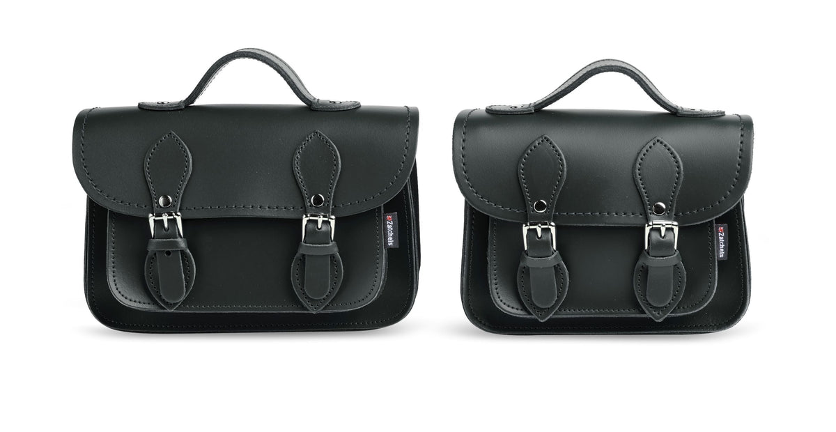 Handmade Leather Micro Satchel Ivy Green | Bascora