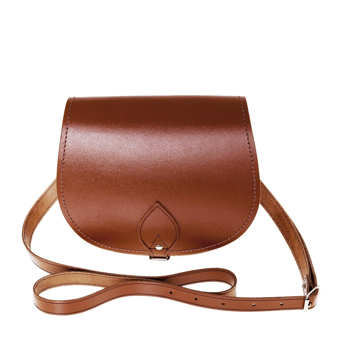 Handmade Leather Saddle Bag – Chestnut - Bascora